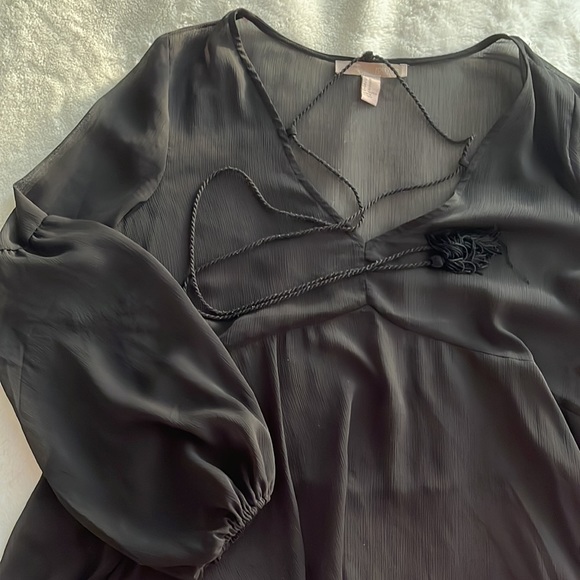 Sheer Babydoll Blouse/Dress - Picture 5 of 6